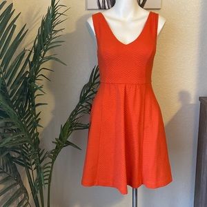 ‼️Closet Clear Out‼️ Anthropologie Meave Orange Open Back Fit & Flare